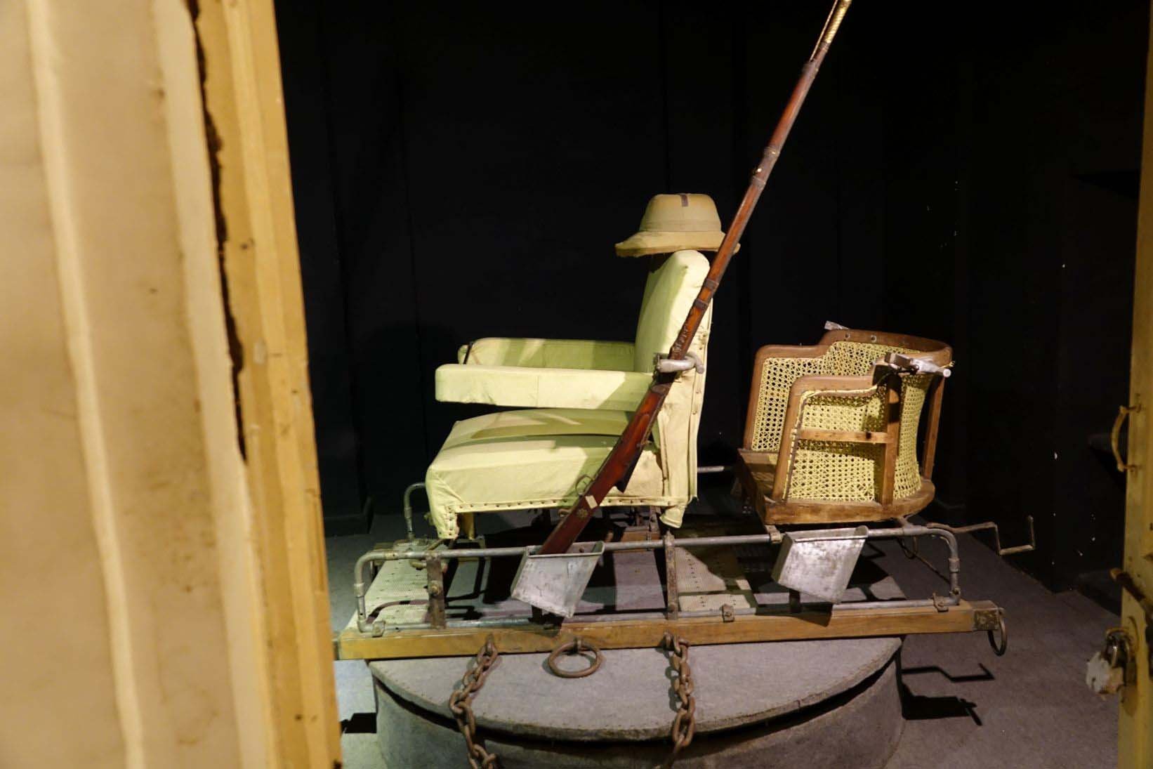 gwalior museum sattel auf elefant zur tigerjagd